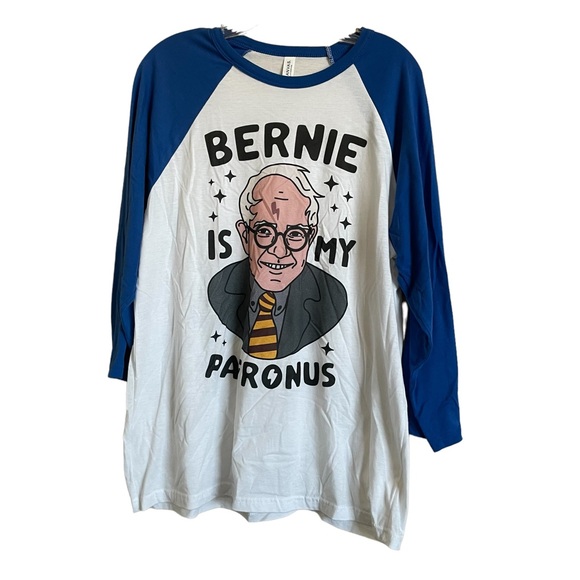 Bernie is My Patronus Graphic T-Shirt Size Large - Picture 1 of 6